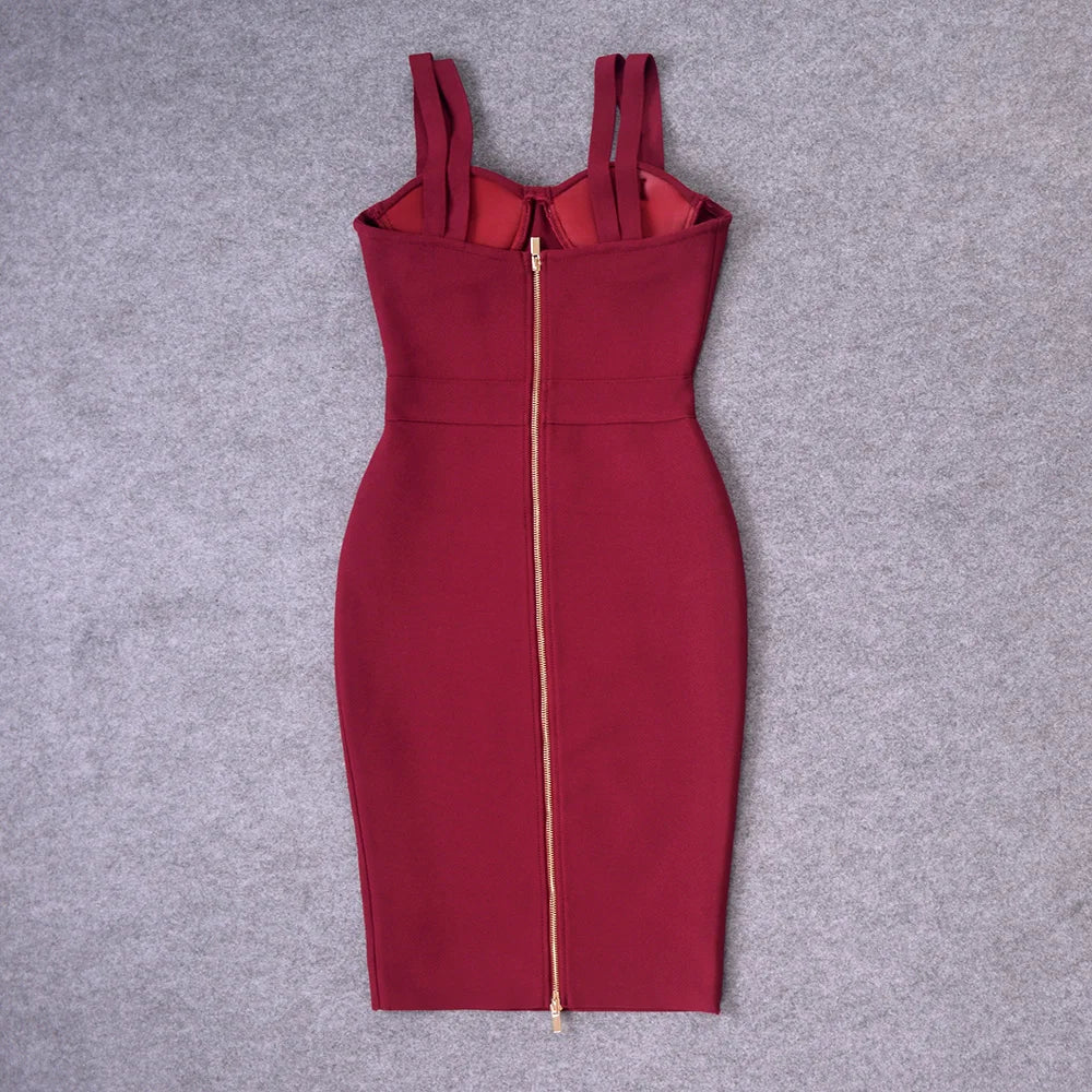 adiance Luxe Rhinestone Maxi Dress