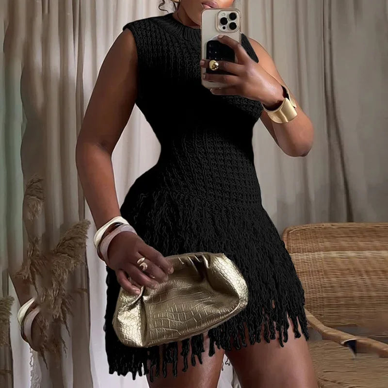 TasselCharm™ Mini Dress