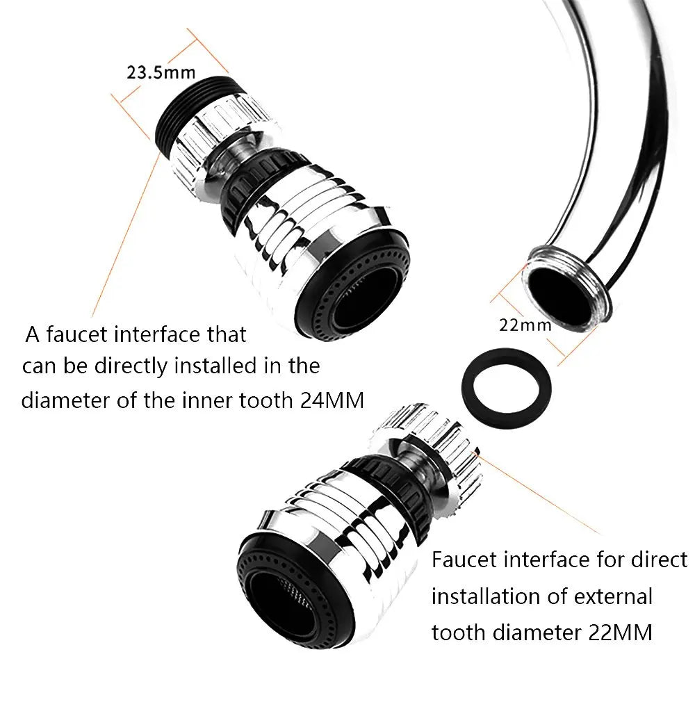 Adjustable Faucet Water Diffuser