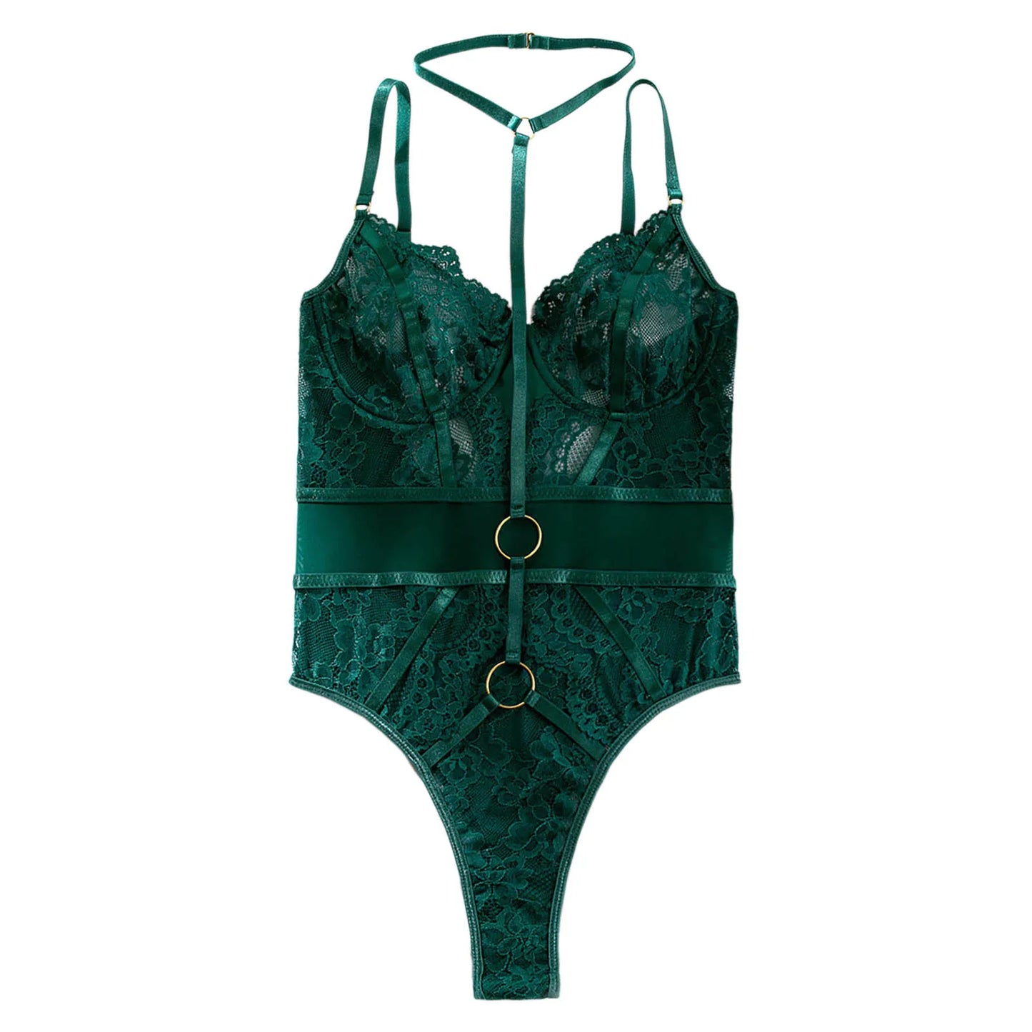 Crimson Embrace Bodysuit