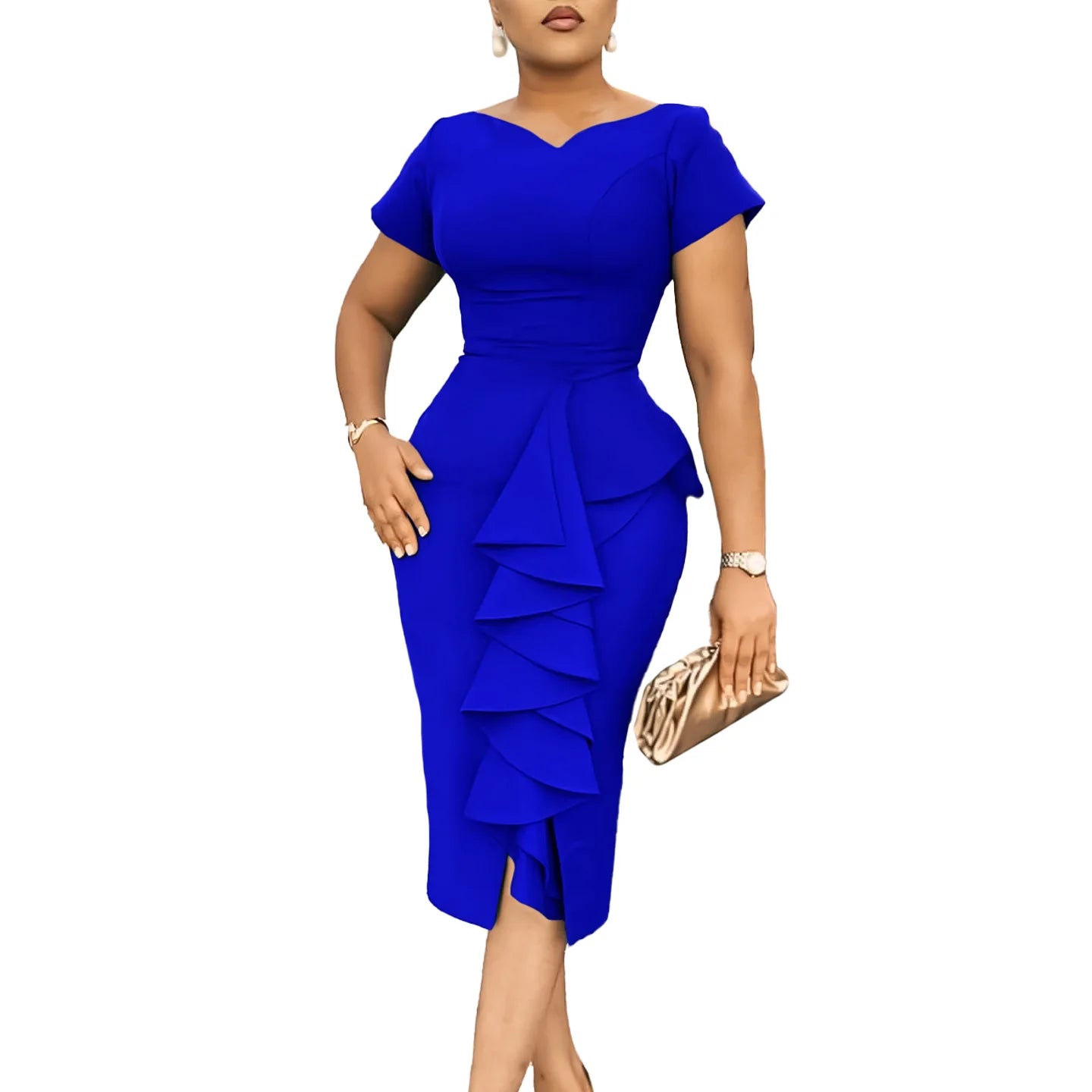 SilhouetteSophistiqué Ruffle Dress