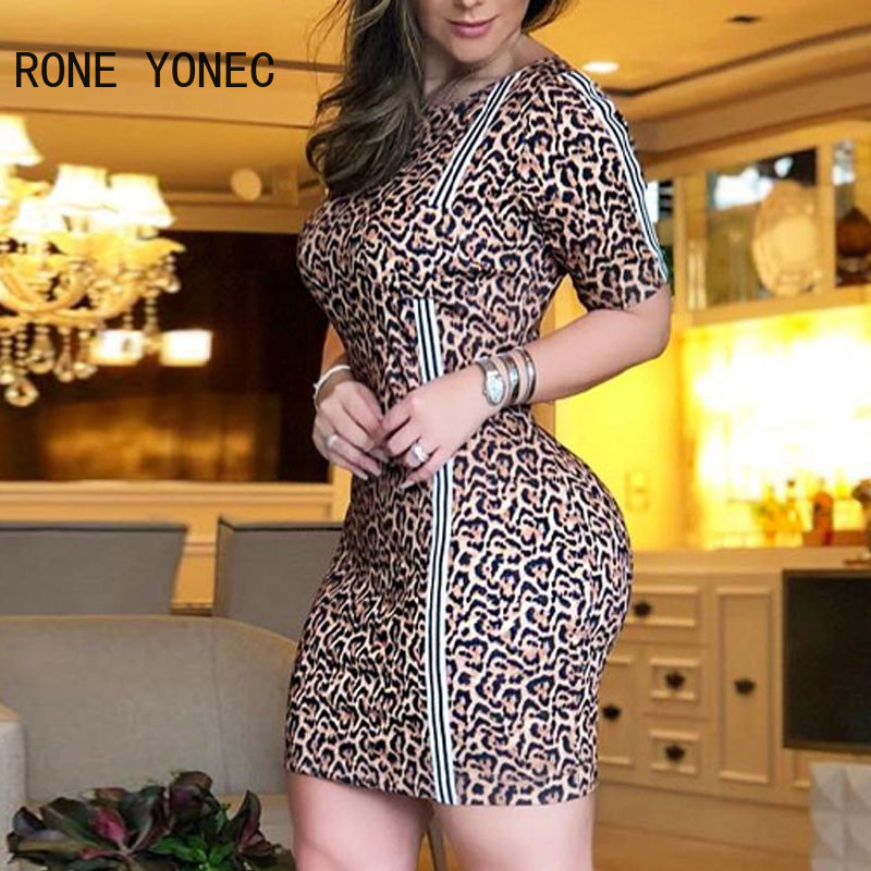 Leopard Luxe Bodycon Dress