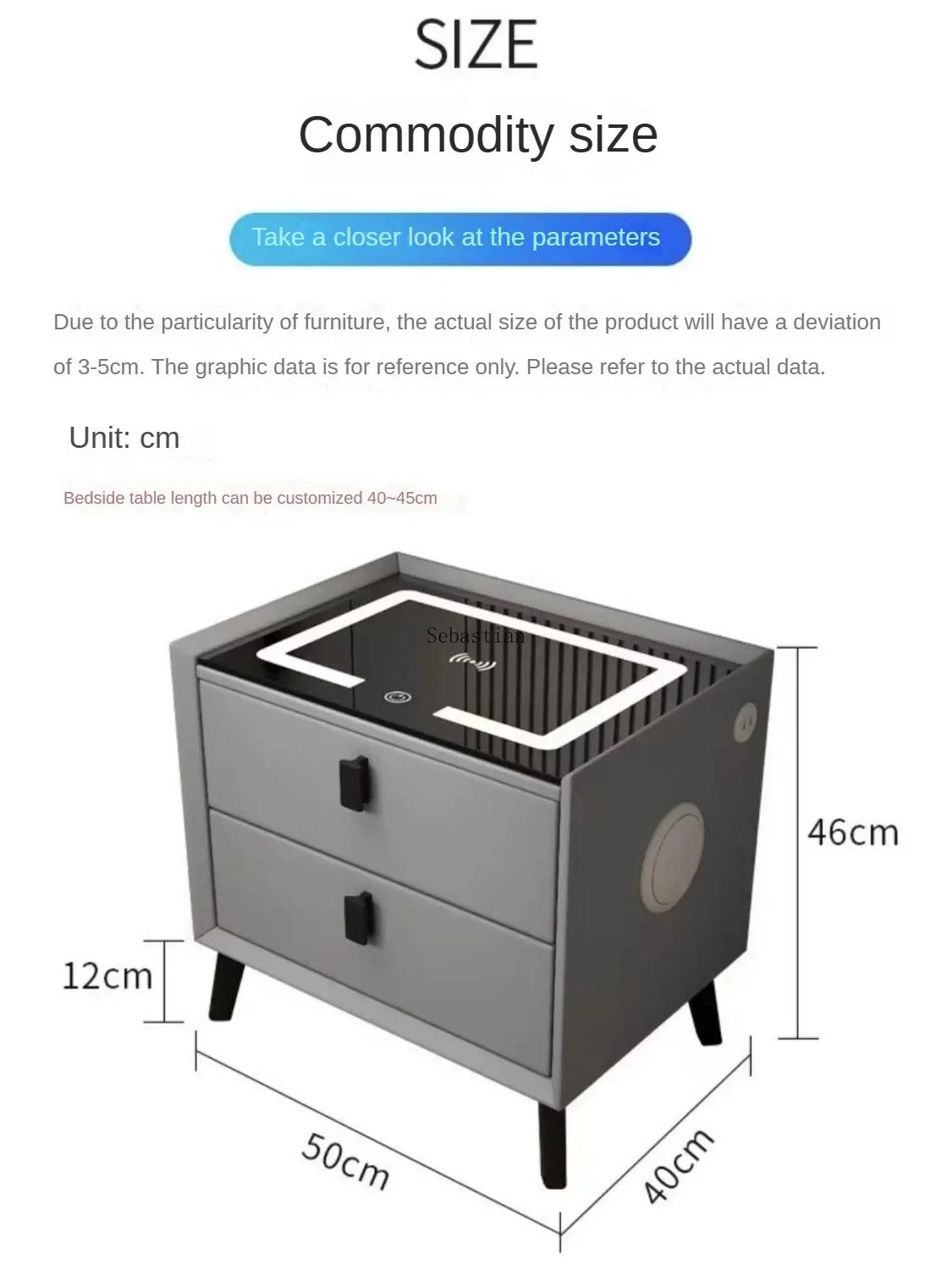SmartSync Bedside Cabinet