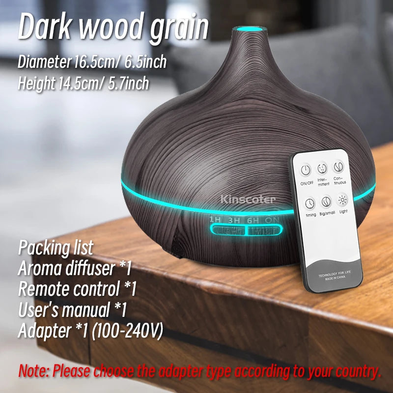 AromaBreeze 500: Ultrasonic Essential Oil Diffuser