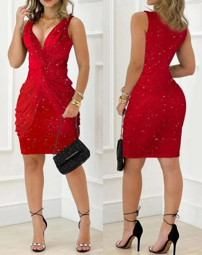 GlamGlow Lace Dress