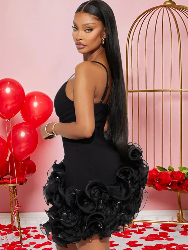Scarlet Elegance Dress