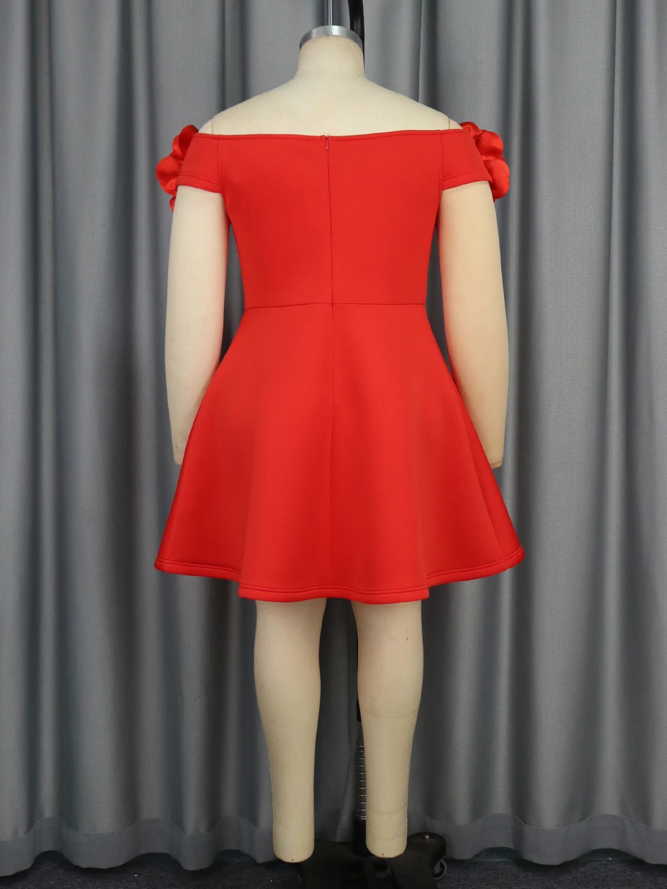Petal Charm A-Line Dress