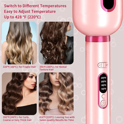 CurlMaster Pro: Automatic Ceramic Hair Curler