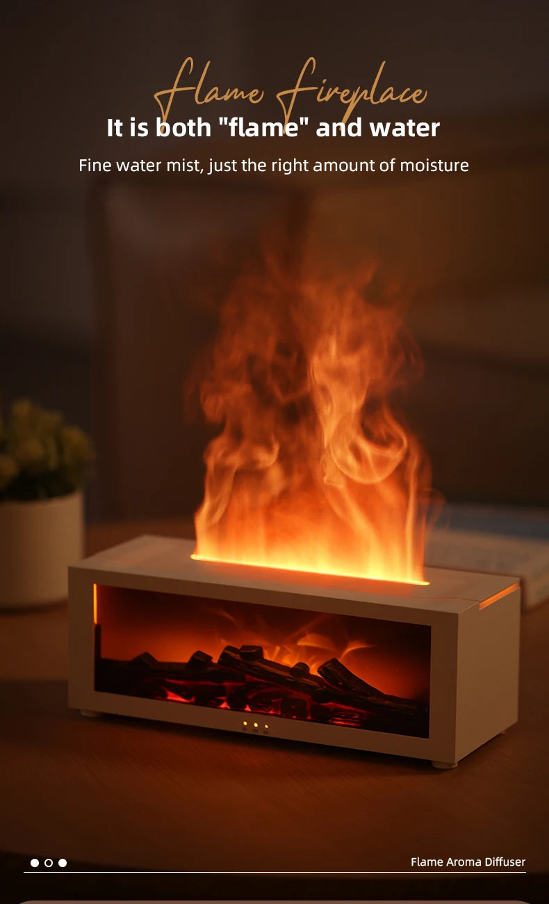 AromaGlow Fireplace Humidifier