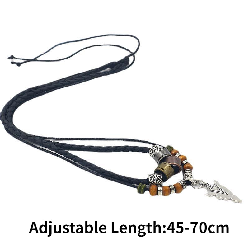 TribalArrow Leather Necklace