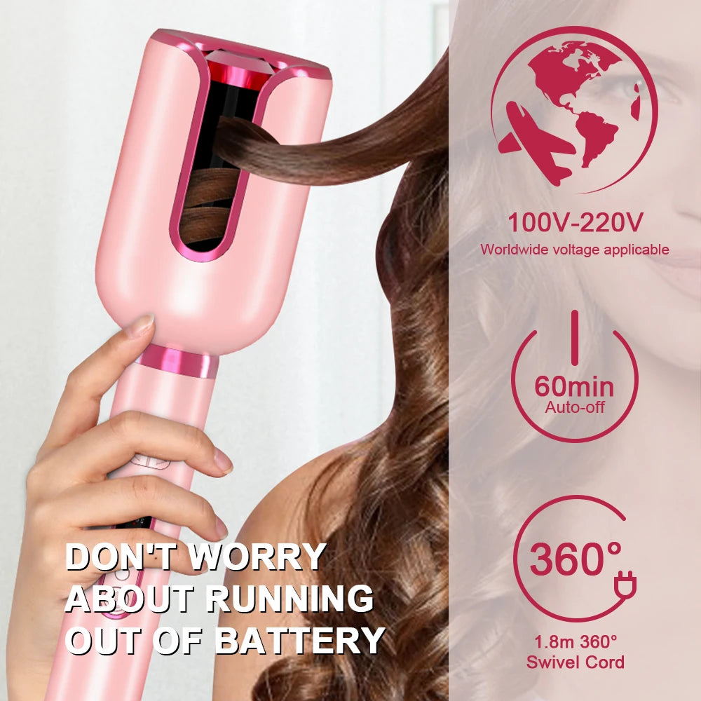 CurlMaster Pro: Automatic Ceramic Hair Curler