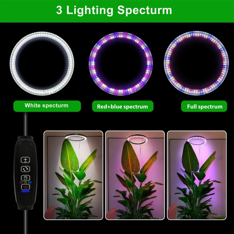 GrowGlow Pro Adjustable Plant Light