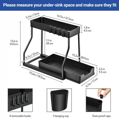 OrganizePro Under-Sink Drawer