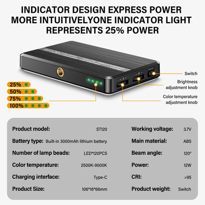 GlowBeam ST-120: The Ultimate LED Video Light