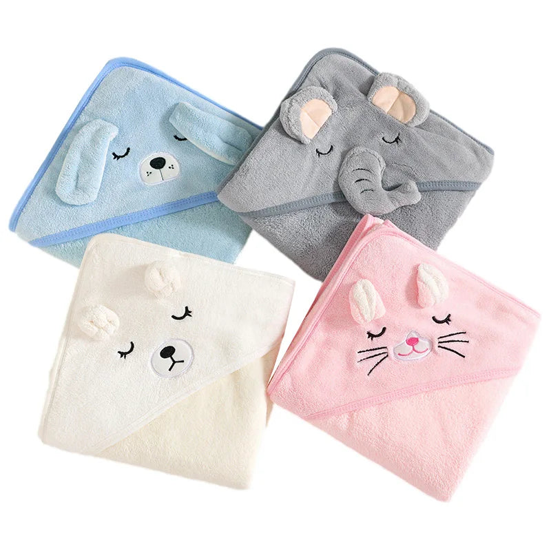 SnugglePaws Animal Hooded Towel