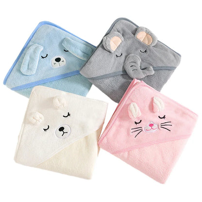 SnugglePaws Animal Hooded Towel