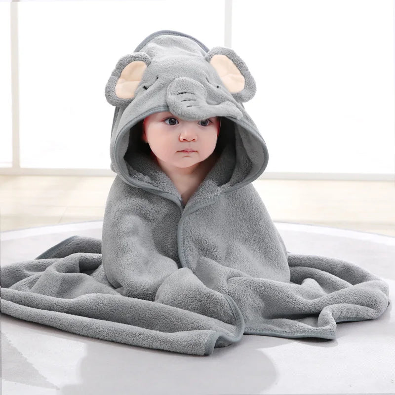 SnugglePaws Animal Hooded Towel