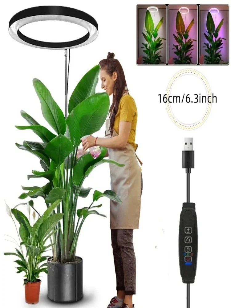 GrowGlow Pro Adjustable Plant Light