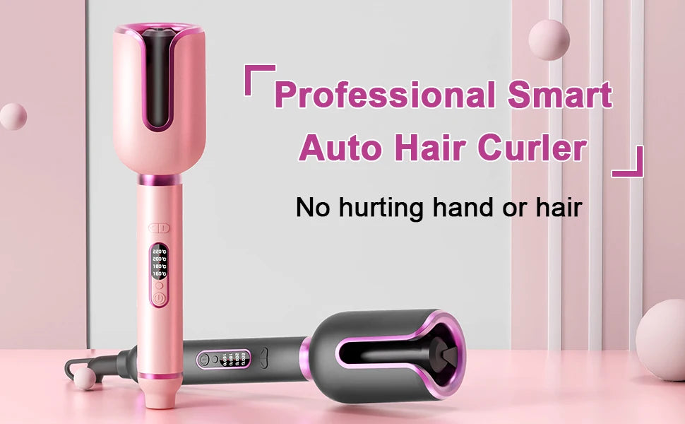 CurlMaster Pro: Automatic Ceramic Hair Curler