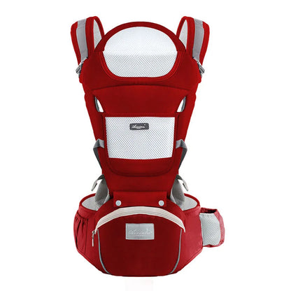 CarryEase Pro: Ergonomic Baby Carrier & Waist Stool