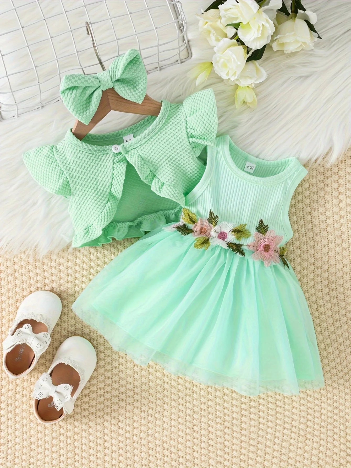 FloralBreeze Baby Summer Set