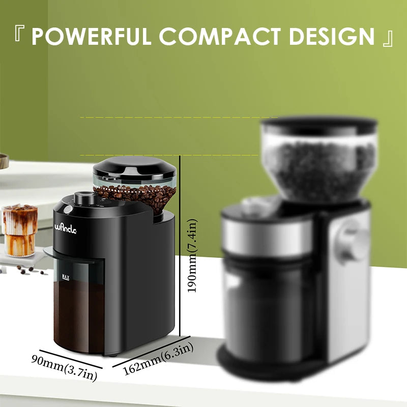 GrindMaster 28: Precision Burr Coffee Grinder