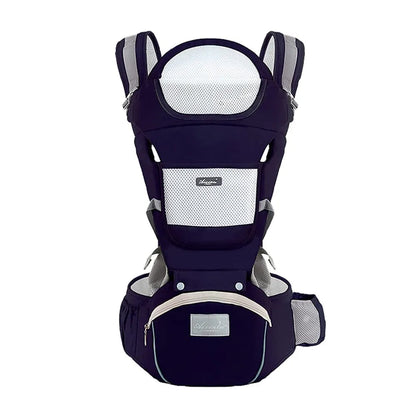 CarryEase Pro: Ergonomic Baby Carrier & Waist Stool