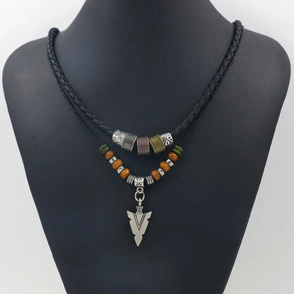 TribalArrow Leather Necklace