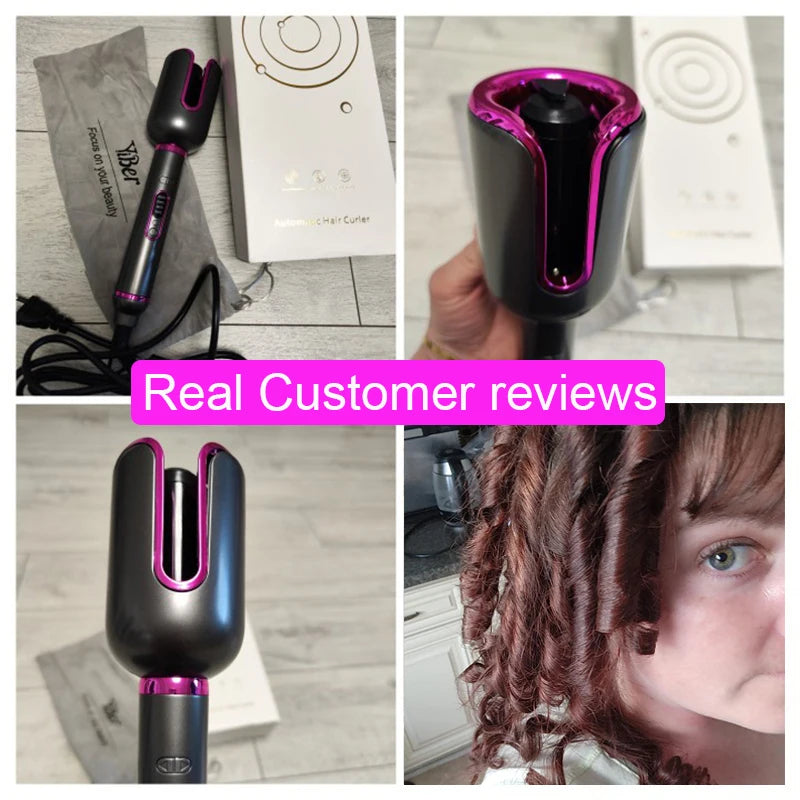 CurlMaster Pro: Automatic Ceramic Hair Curler