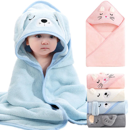 SnugglePaws Animal Hooded Towel