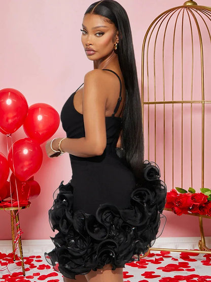 Scarlet Elegance Dress