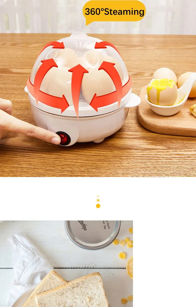 EggMaster Duo: Multifunctional Egg Cooker