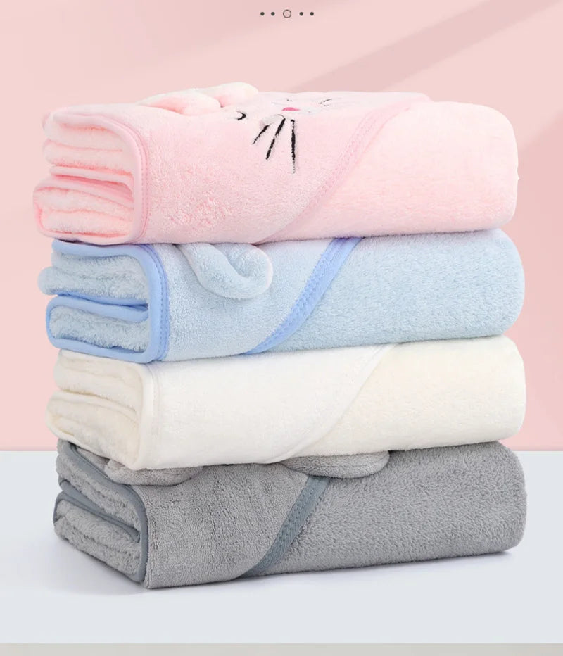 SnugglePaws Animal Hooded Towel