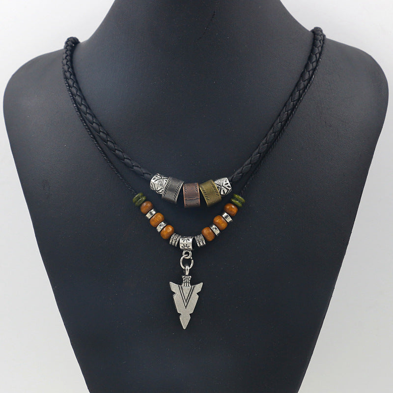 TribalArrow Leather Necklace