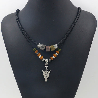 TribalArrow Leather Necklace