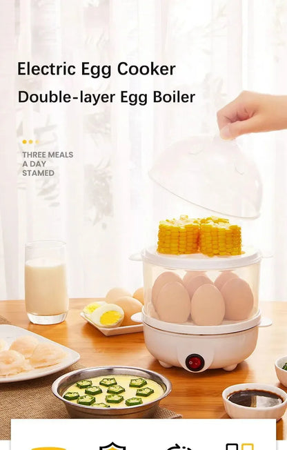 EggMaster Duo: Multifunctional Egg Cooker