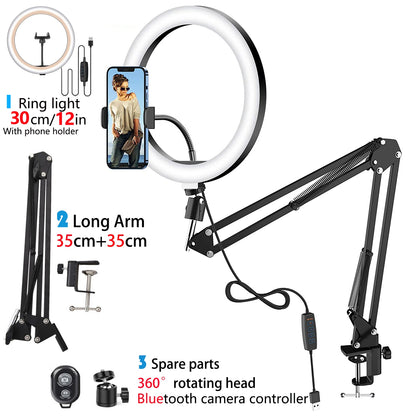 LumiStand Pro: The Ultimate LED Selfie Ring Light