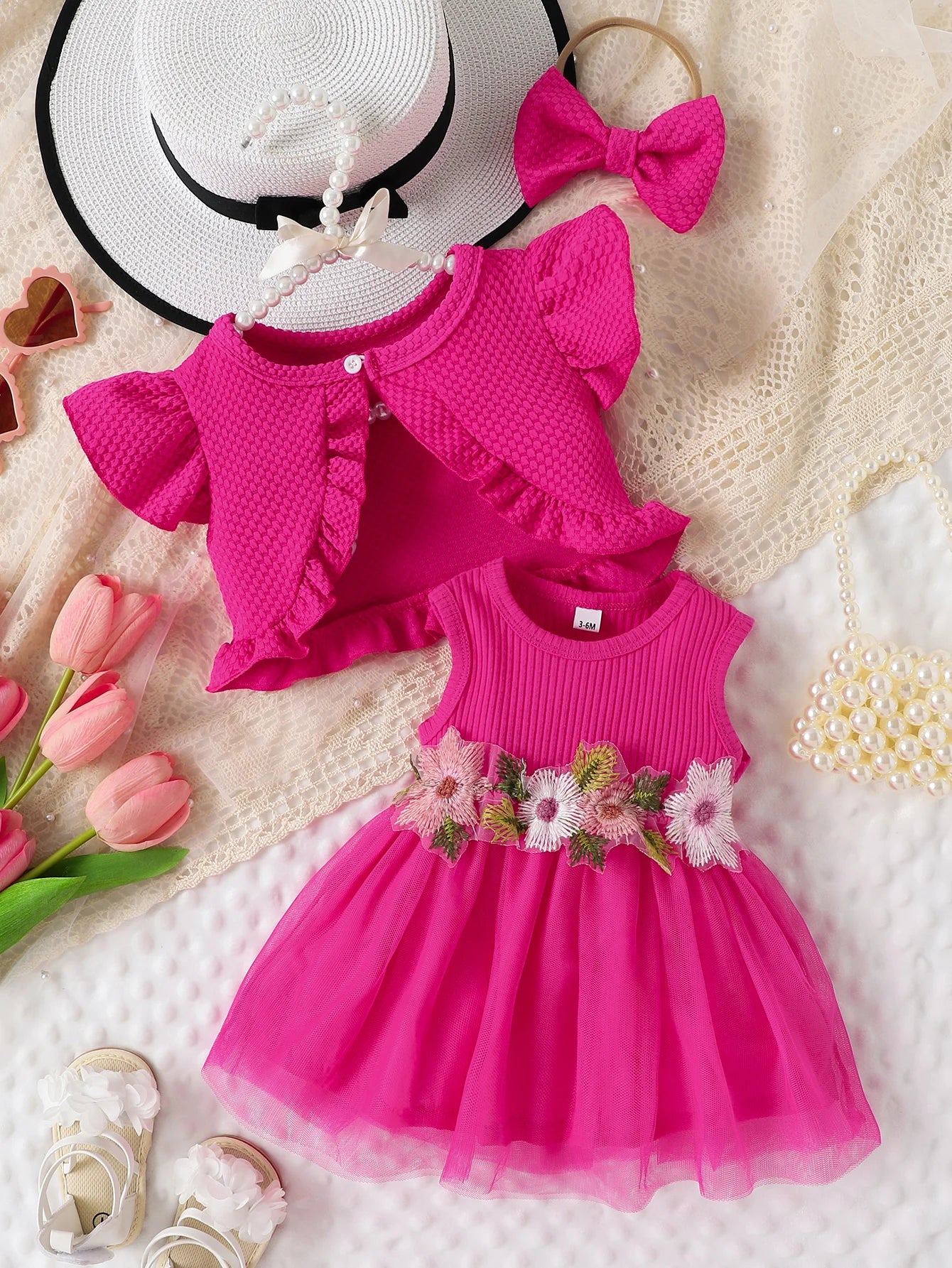 FloralBreeze Baby Summer Set