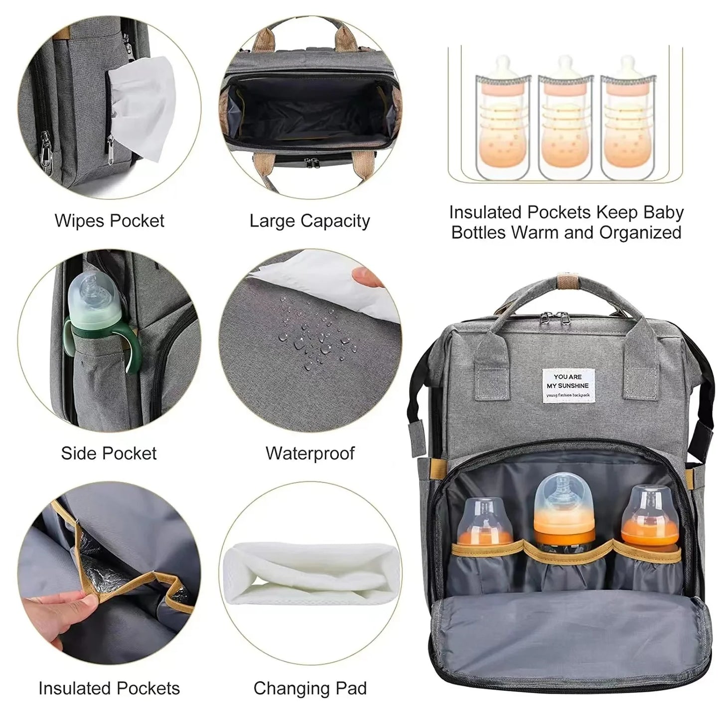 MommyMate Foldable Diaper Bag