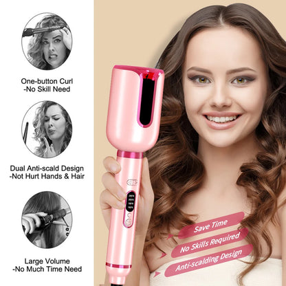 CurlMaster Pro: Automatic Ceramic Hair Curler