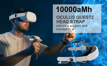 PowerStrap Pro: Extended Play VR Head Strap for Meta/Oculus Quest 2