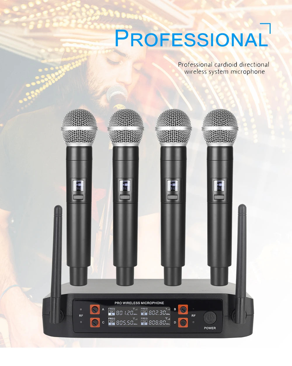 SoundWave Pro: Wireless UHF Microphone System