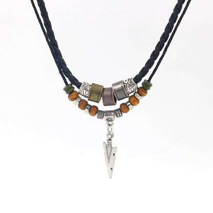 TribalArrow Leather Necklace