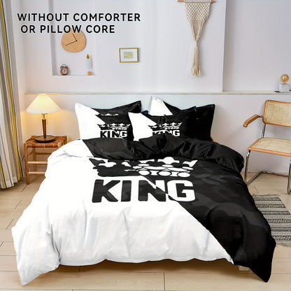 RoyalRest King & Crown Duvet Set